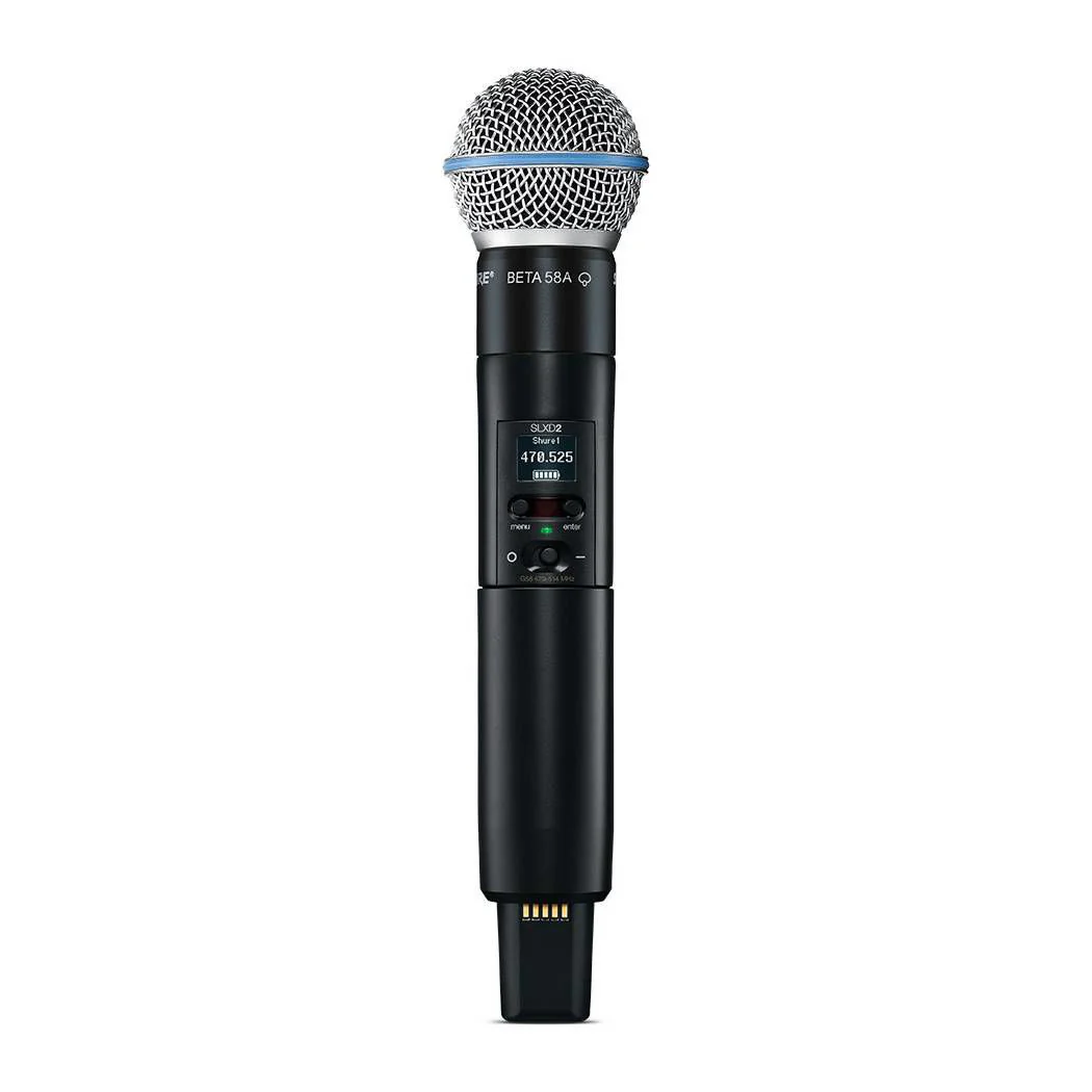 Shure SLX-D Digital Wireless Handheld Transmitter with SLXD2/Beta58 - Image 2