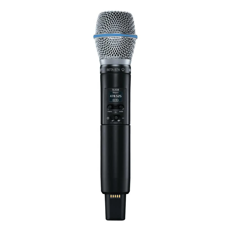 Shure SLX-D System SLXD2/Beta87A Handheld Transmitter and SLXD4 Digital Wireless Receiver - Image 5