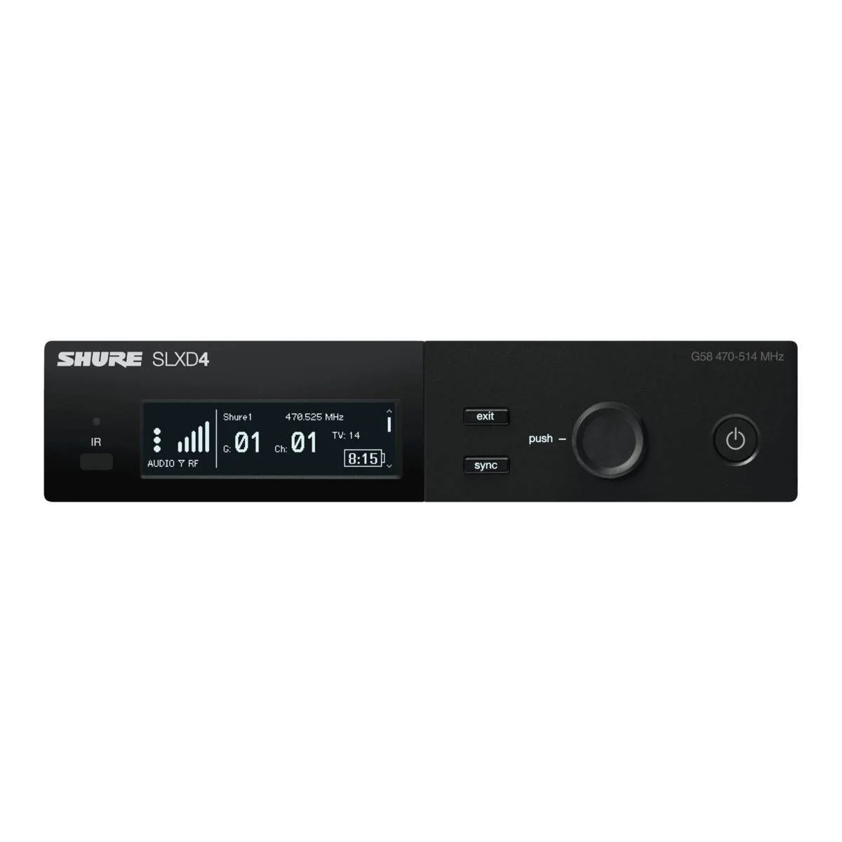 Shure SLX-D System with SLXD2/SM58 Handheld Transmitter and SLXD4 Digital Wireless Receiver - Image 6