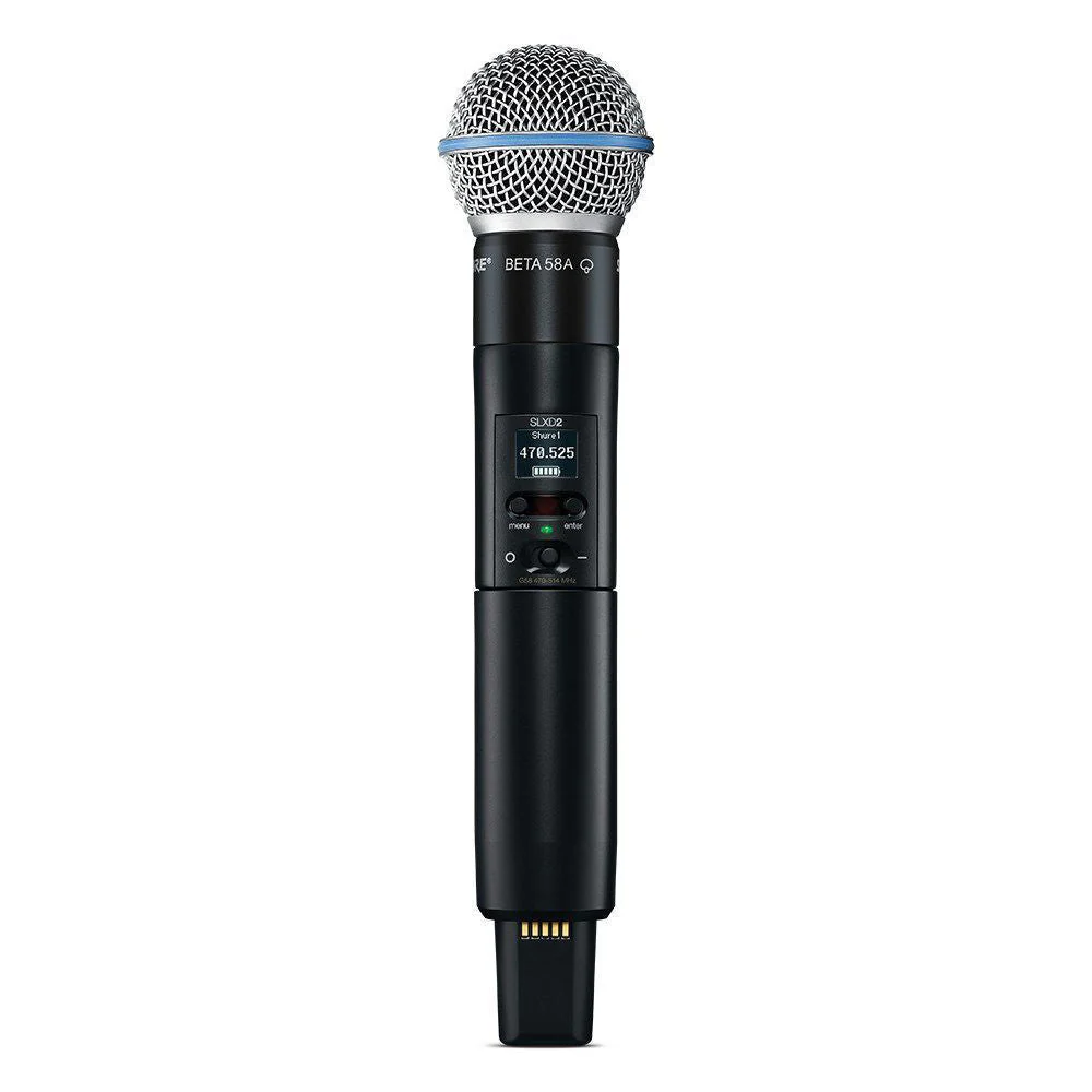 Shure SLXD24/B58 Wireless Microphone System (L57=650-694MHz) - Image 2