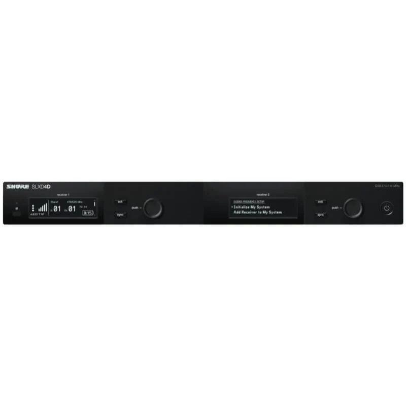 Shure SLXD24D/SM58 Dual Wireless Digital Microphone System - H57: 520 - 564MHz - Image 2