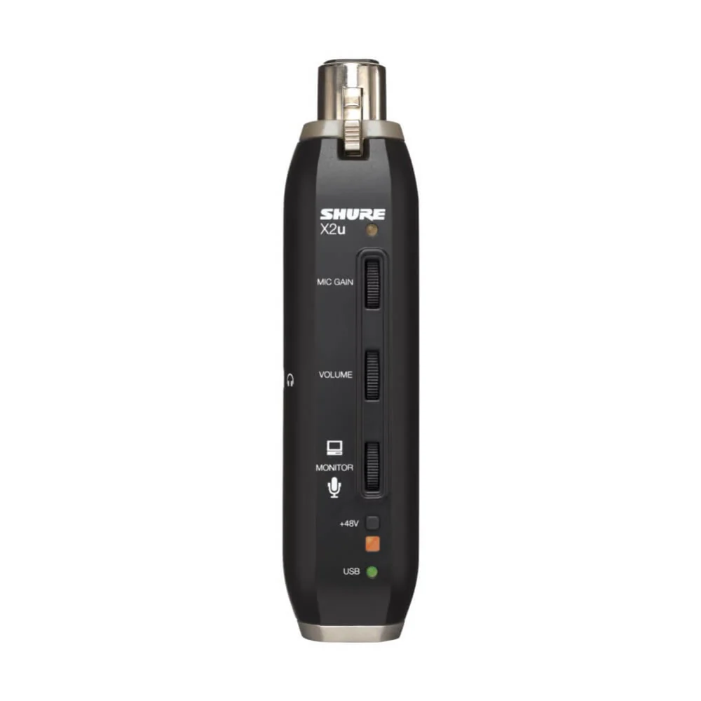 Shure SM58 Dynamic Vocal Microphone with X2U USB Adapter - Image 3