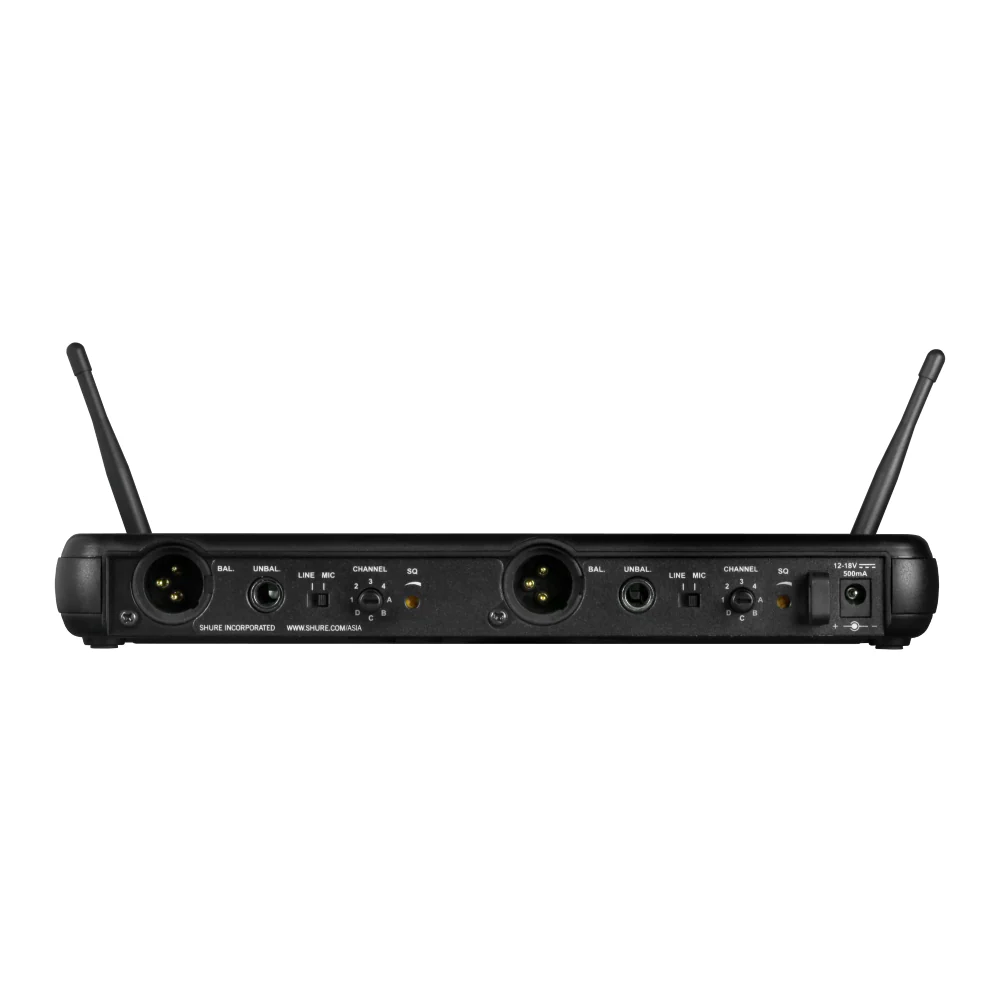Shure SVX88 Wireless Mic Dual Receiver Non Rack Mount - Image 4