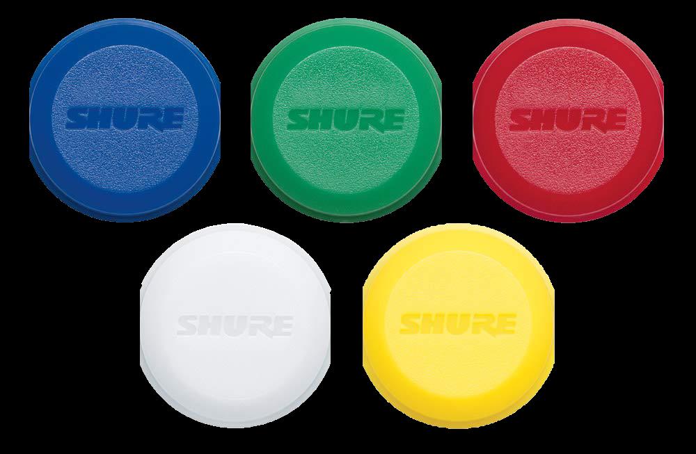 Shure WA621 Identification Cover for BLX Handheld Mic (5 Pieces) - Image 5