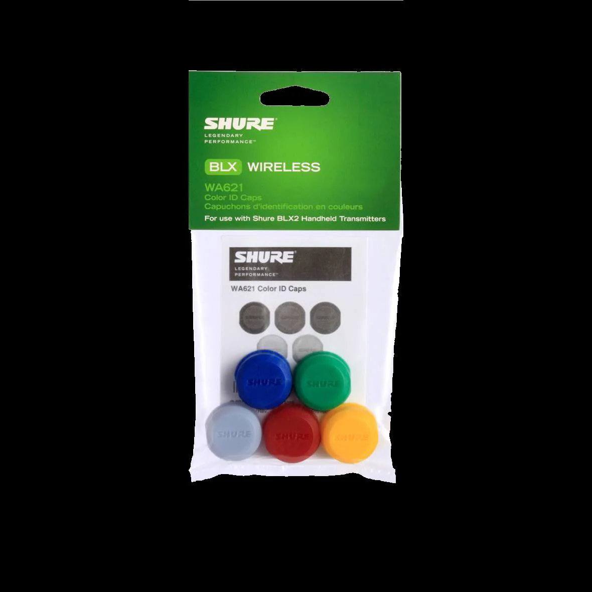 Shure WA621 Identification Cover for BLX Handheld Mic (5 Pieces) - Image 6