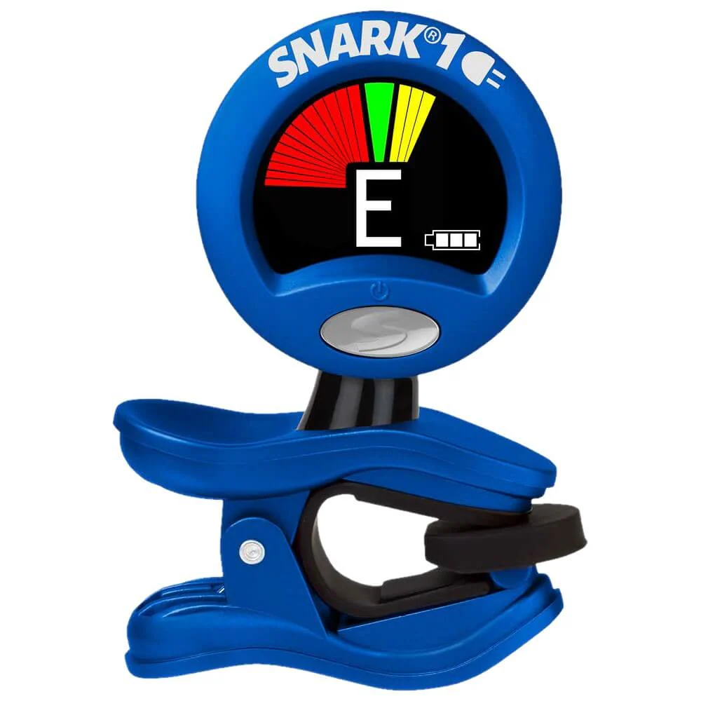 SNARK 1 Rechargeable Clip-On Chromatic Guitar and Bass Tuner - Blue - Image 3