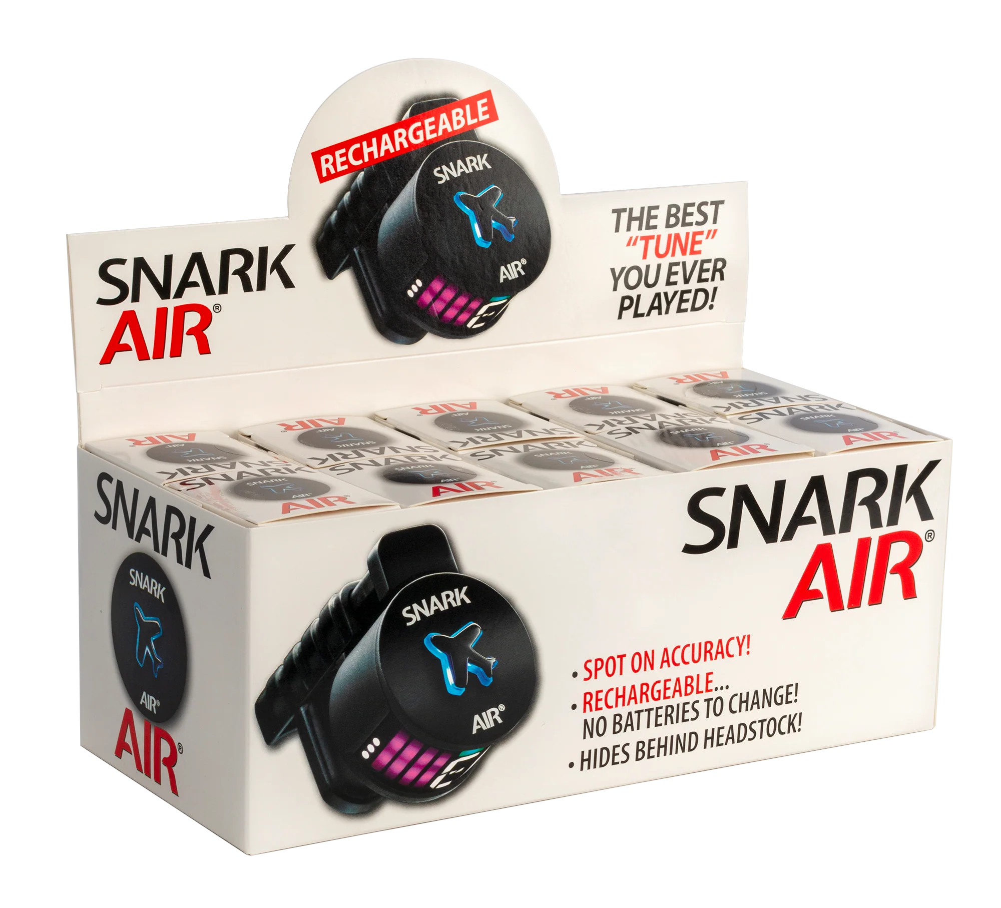 SNARK AIR Rechargeable Clip-On Guitar Headstock Tuner - Image 6