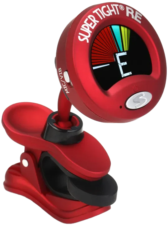 Snark Super Tight Rechargable Clip On Tuner - Red