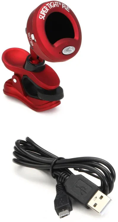 Snark Super Tight Rechargable Clip On Tuner - Red - Image 7