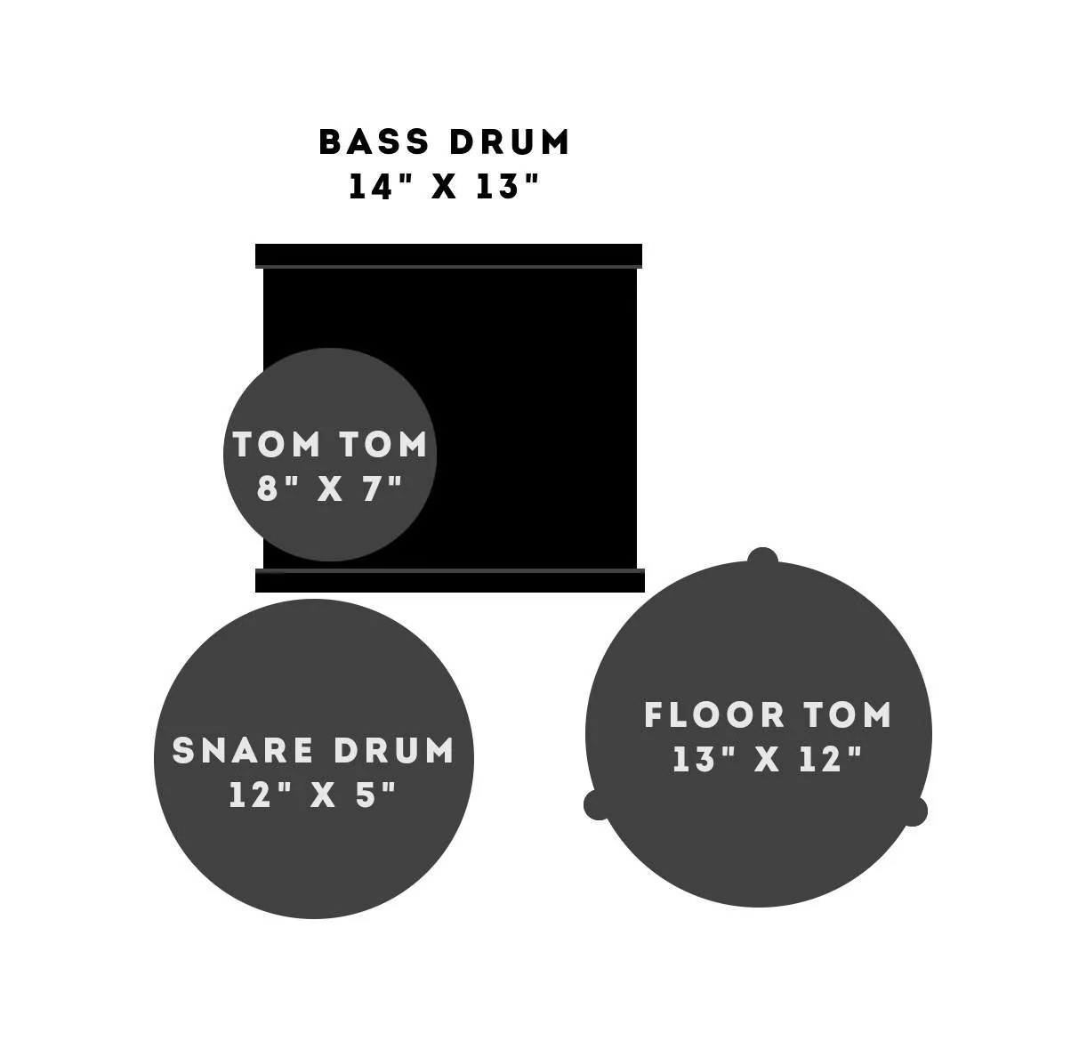 Sonor AQ2 Martini Series 4-Piece Drum Shell Pack - Brown Fade - Image 2