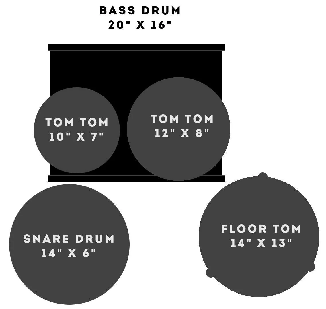 Sonor AQ2 Studio Series 5-Piece Drum Kit with 4000 Series Hardware - Titanium Quartz