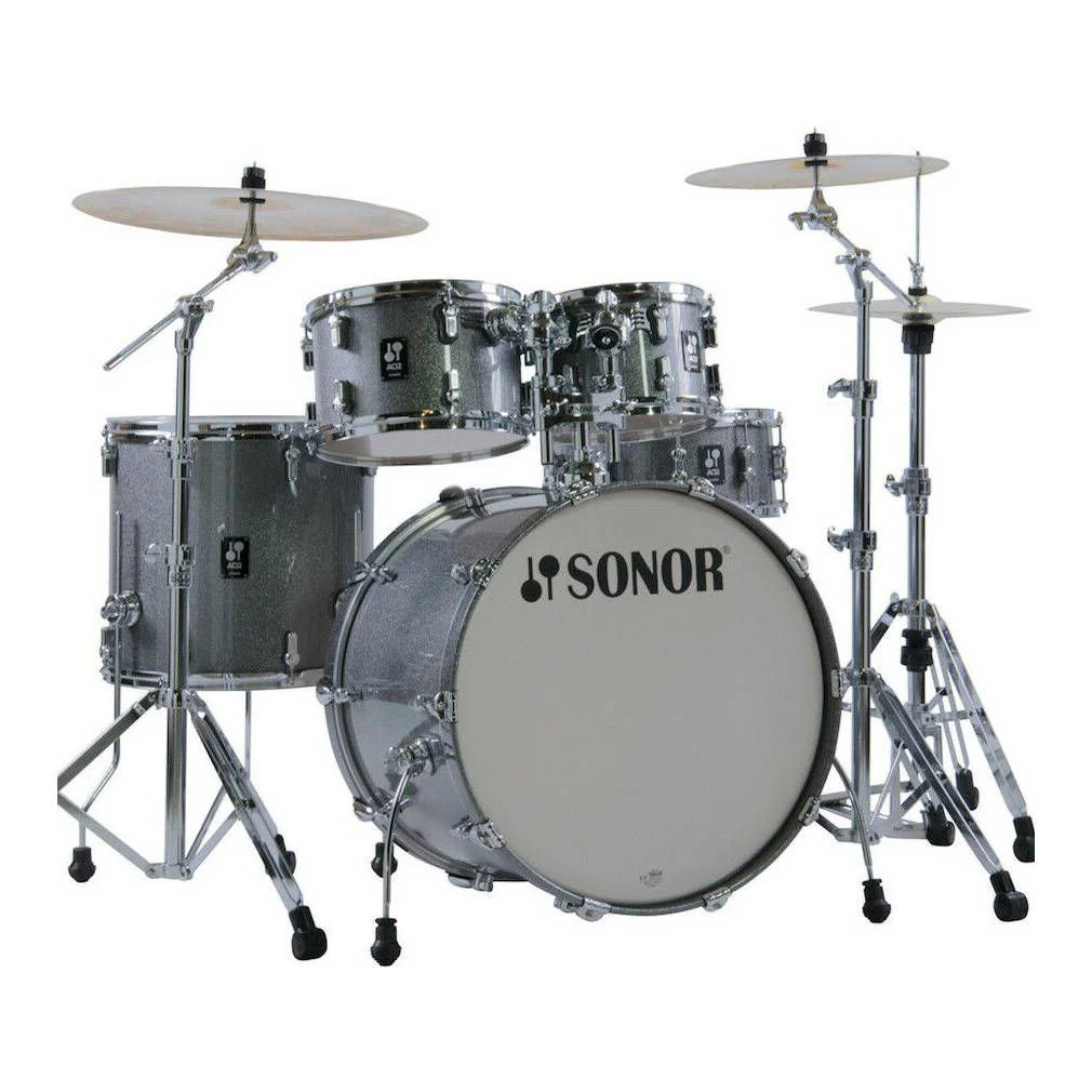 Sonor AQ2 Studio Series 5-Piece Drum Kit with 4000 Series Hardware - Titanium Quartz - Image 2