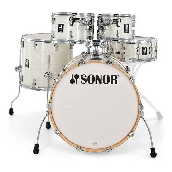 Sonor AQ2 Studio Series 5-Piece Drum Kit with 4000 Series Hardware - White Marine Pearl
