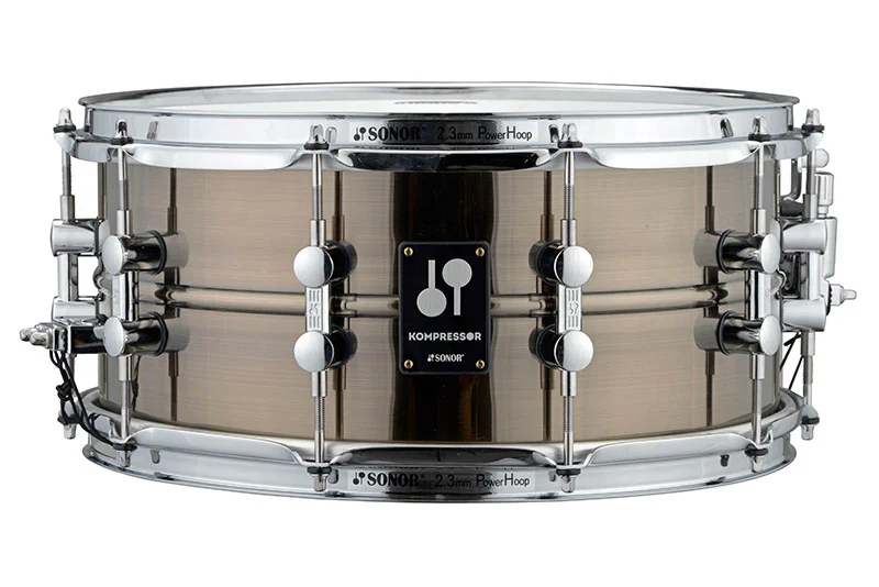 Sonor Kompressor 14"x6.5" Brass Snare Drum with Power Hoops