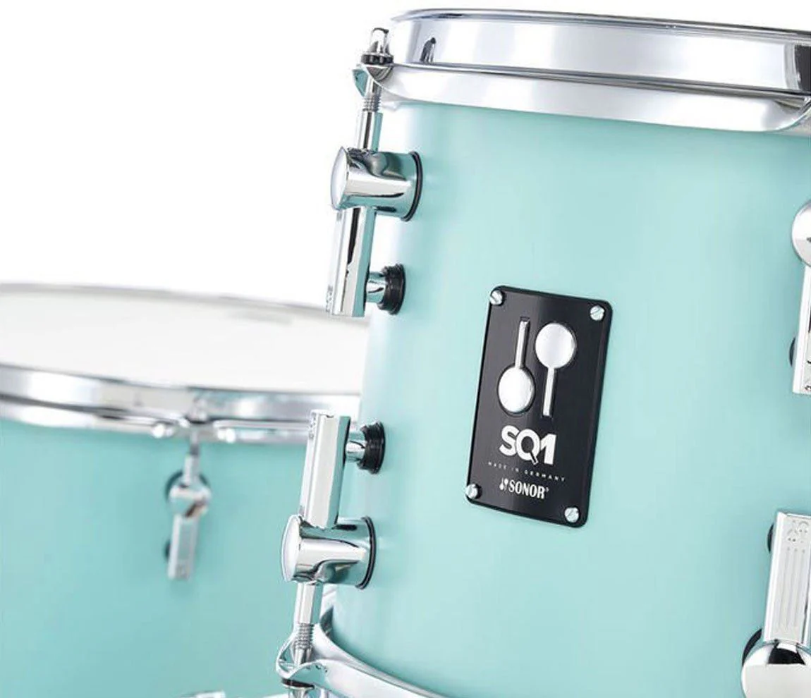 Sonor SQ1 3 Piece Drum Kit  - Cruiser Blue - Image 3