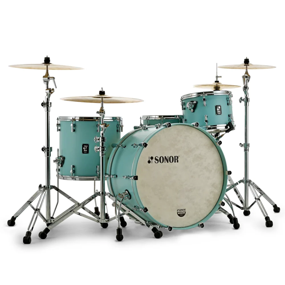 Sonor SQ1 322 5pc Birch Drum Kit - Cruiser Blue - Image 2