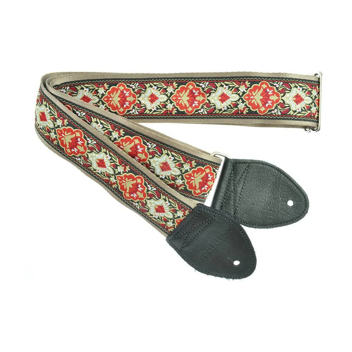 Souldier USA Guitar Strap 1.5in - Vintage Cabernet Burgundy - Image 2