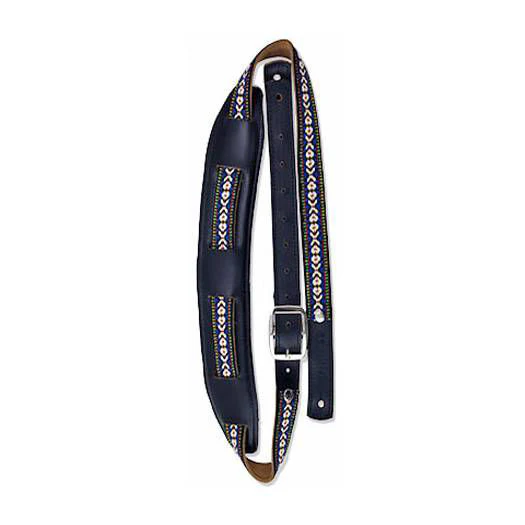 Souldier USA Guitar Strap 1in - Saddle Laredo Midnight Saddle - Image 2