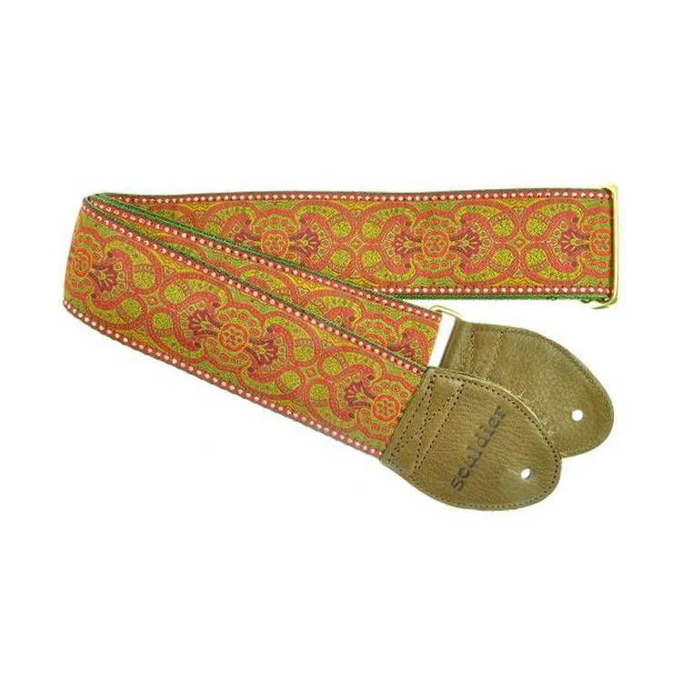 Souldier USA Guitar Strap 2in - Arabesque Red - Image 2