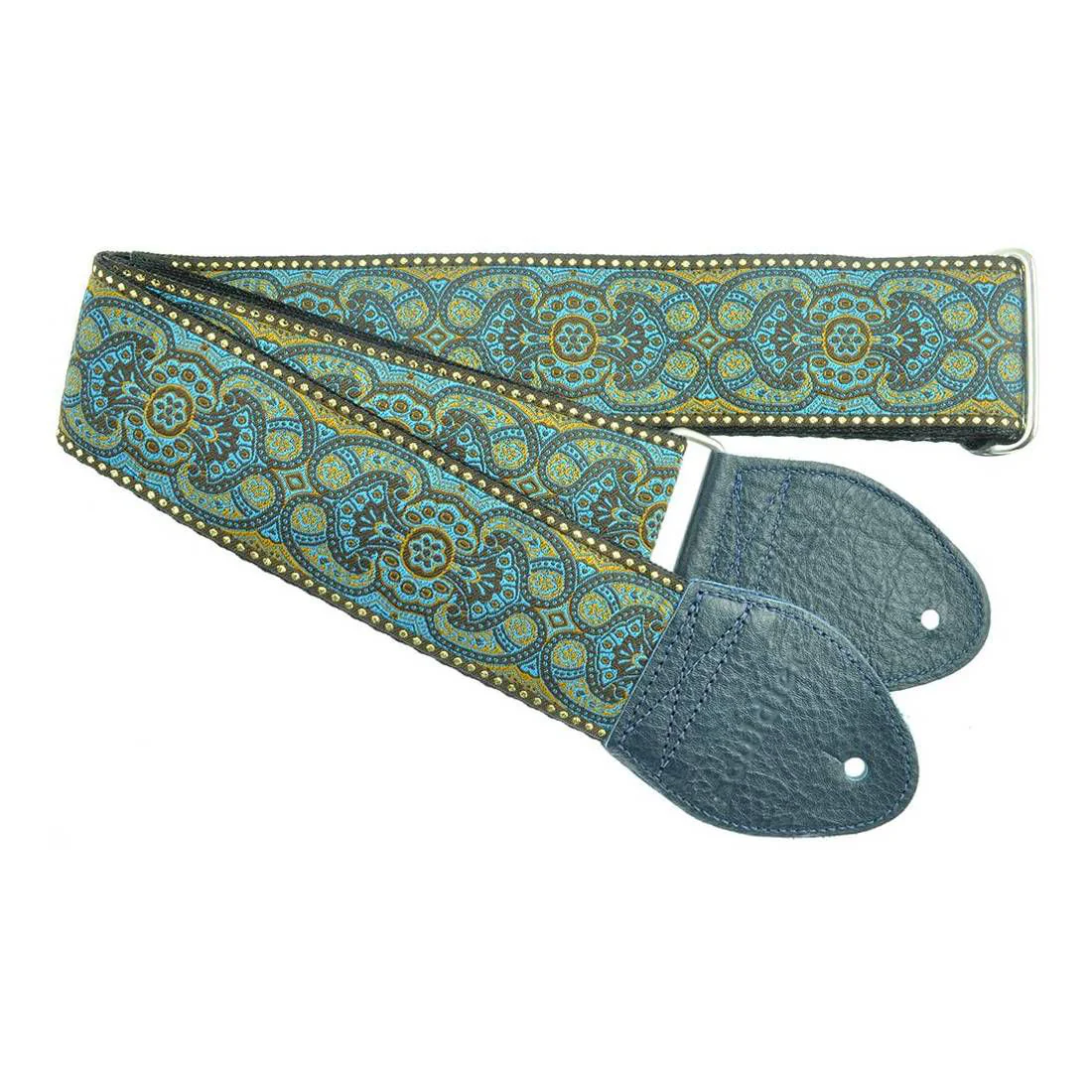Souldier USA Guitar Strap 2in - Arabesque Turquoise - Image 2