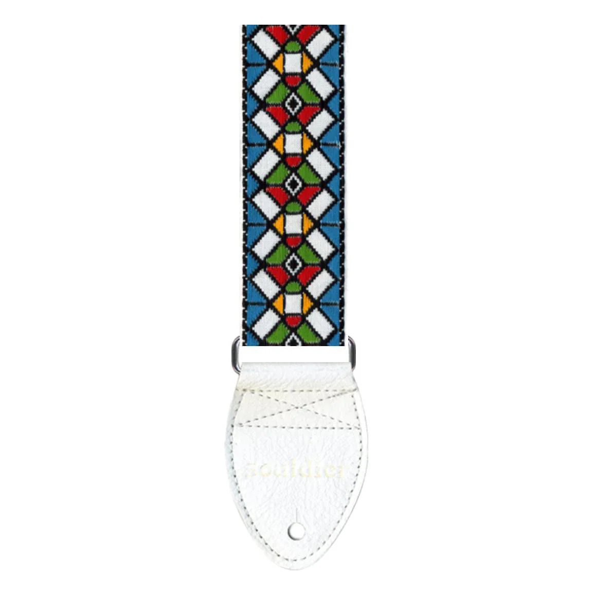 Souldier USA Guitar Strap 2in - Stained Glass Blue - Image 2
