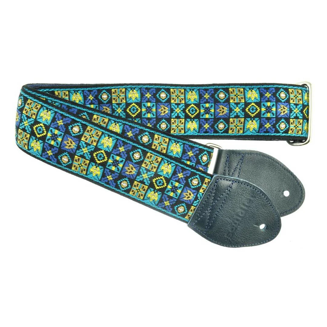 Souldier USA Guitar Strap 2in - Woodstock Blue - Image 2