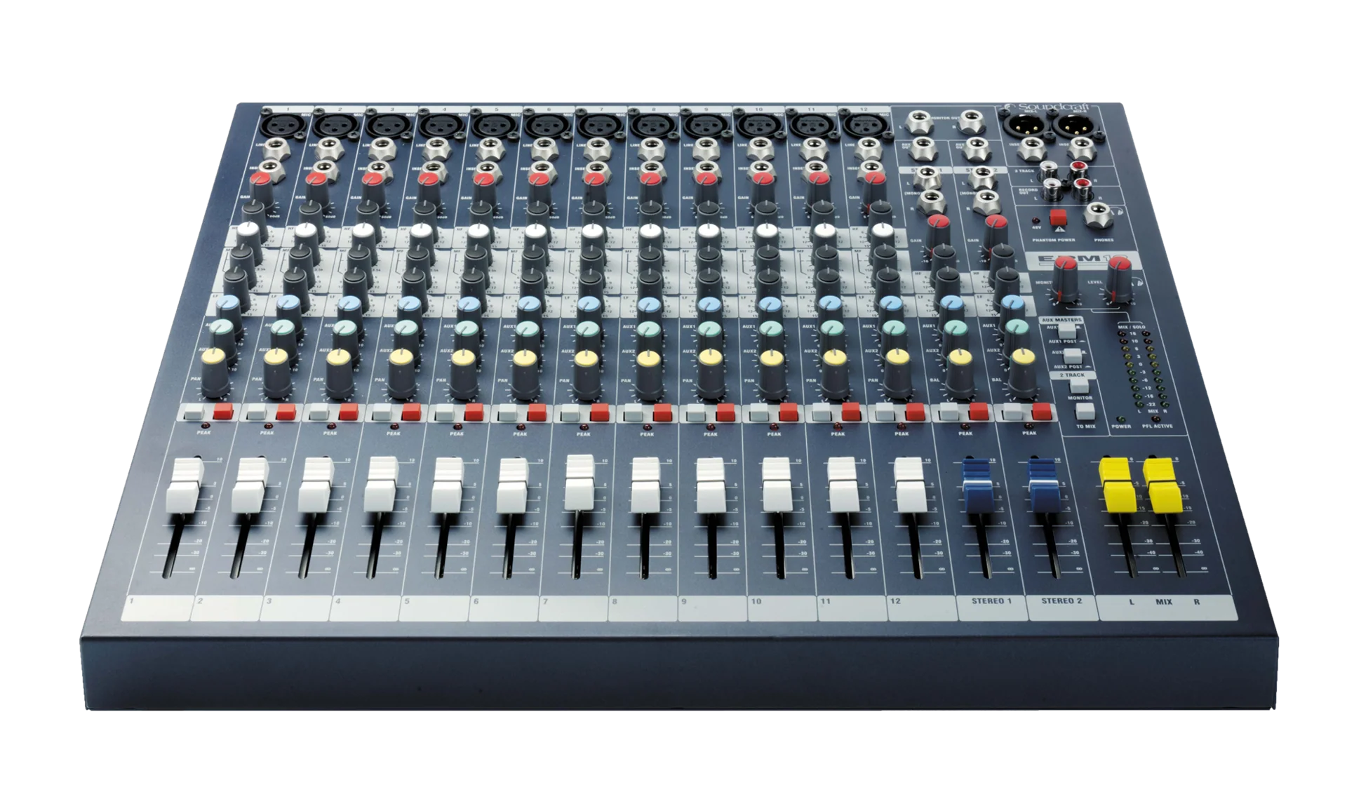 Soundcraft EPM12 High-Performance 12-Channel Analog Mixer - Image 3