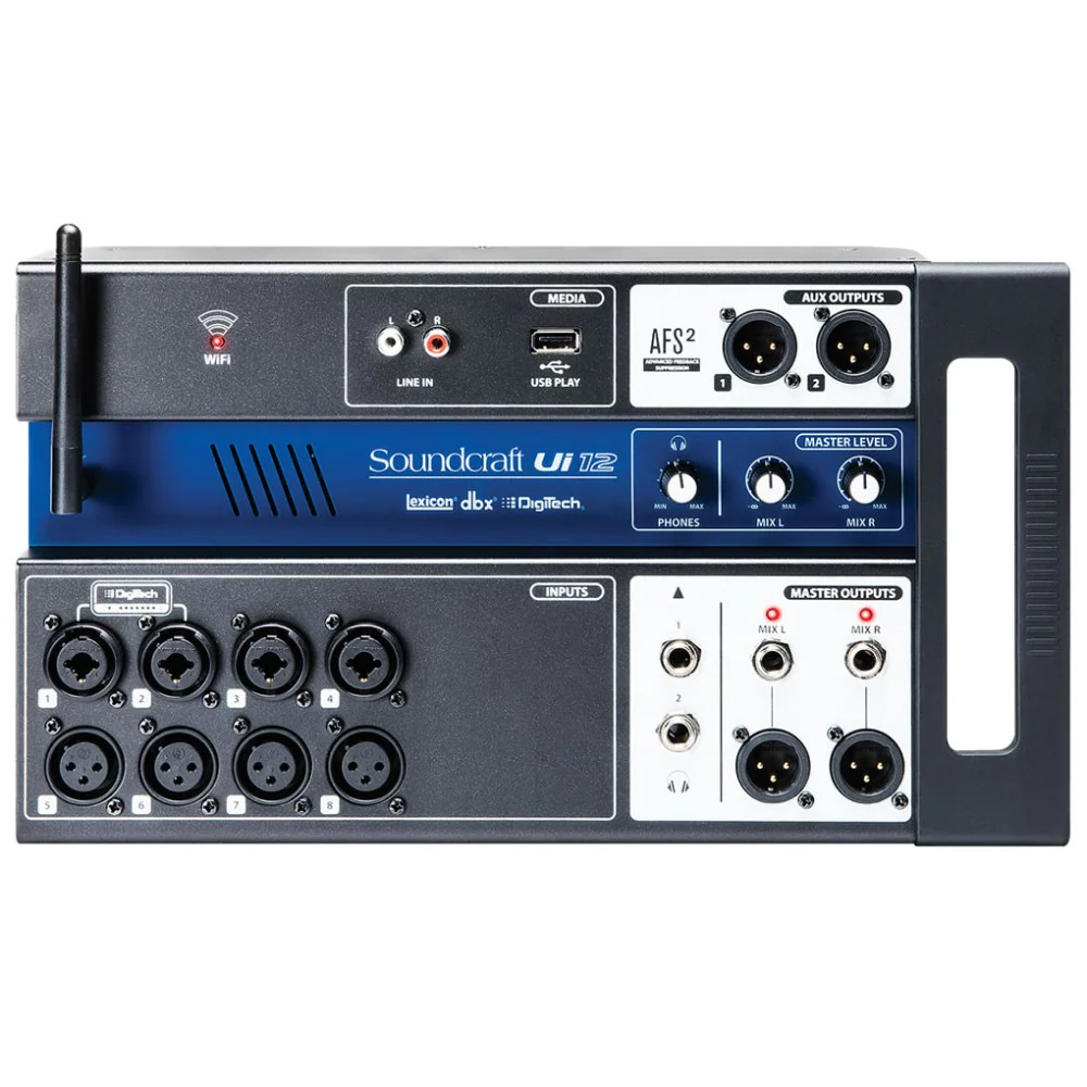 Soundcraft Ui12 12-Channel Digital Mixer with Wireless Control