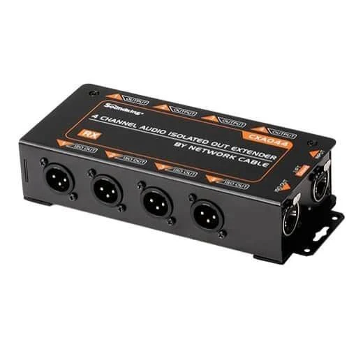 SoundKing Audio Over Cat Box - 3 Pin Male (Isolated) & Female - Receiver