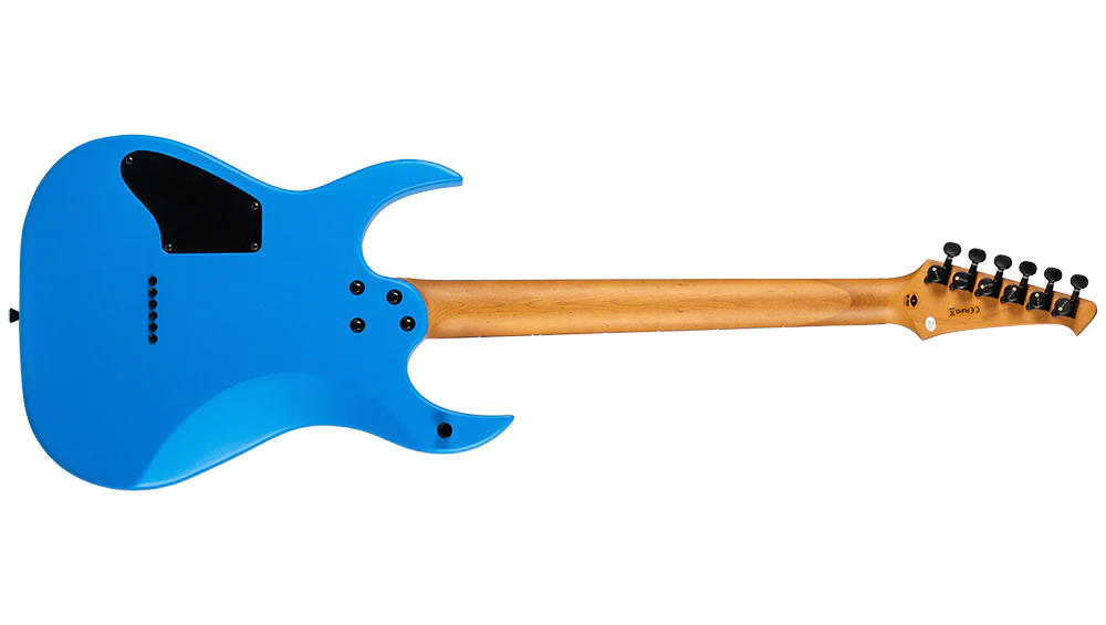 Spira S-400 MBL HH Electric Guitar with Ebony Fretboard in Satin Blue - Image 2