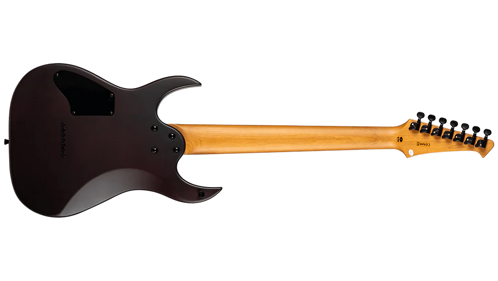 Spira S-407-MWR HH 7-string Electric Guitar with Ebony Fretboard in Satin Wine Red - Image 5