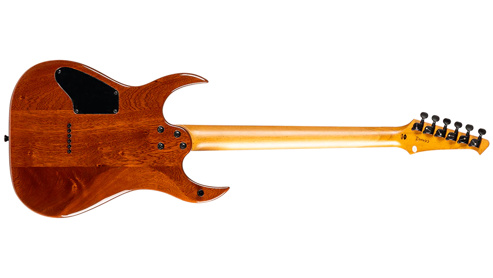 Spira S-500 QAB HH Electric Guitar in Trans Aqua Blue - Image 2