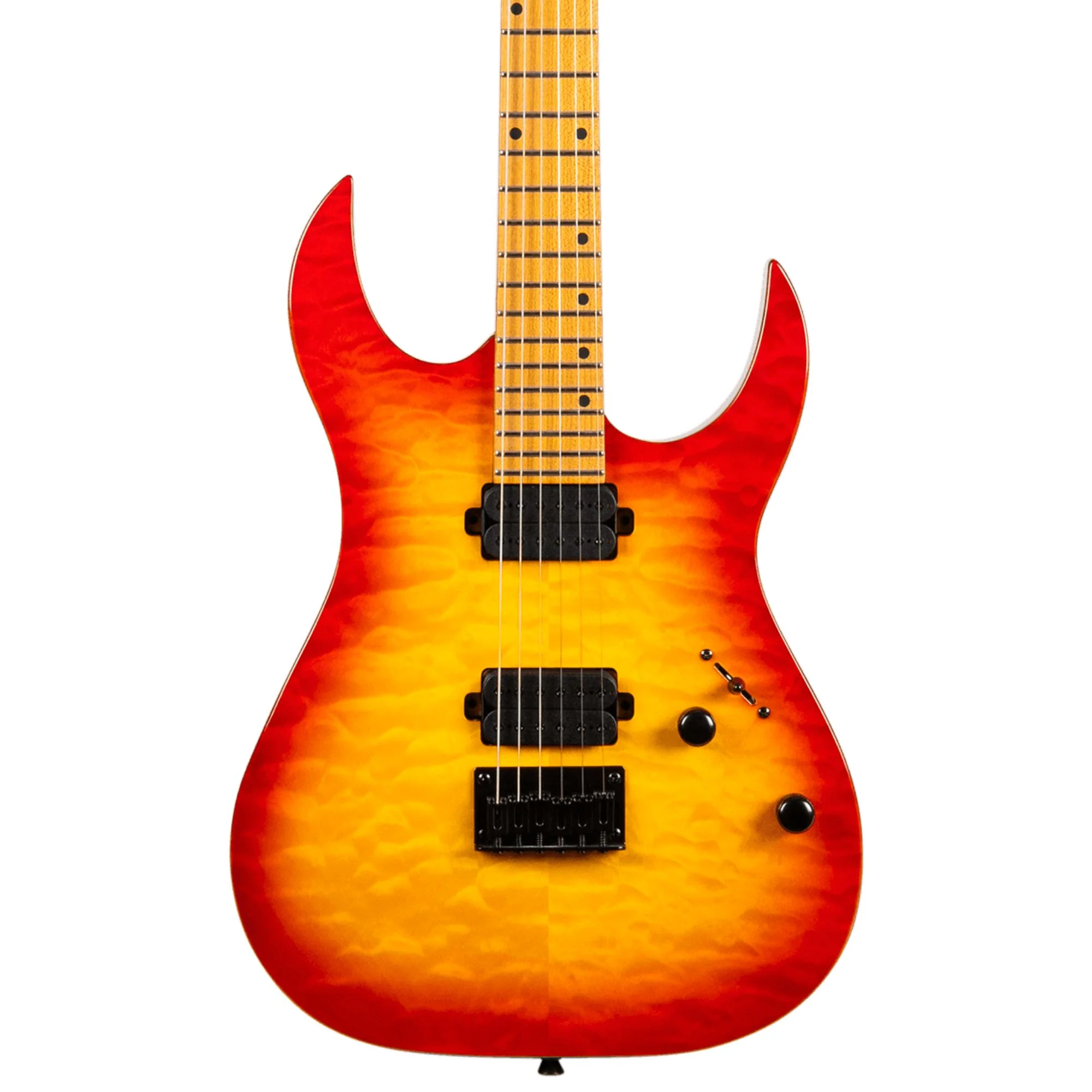 Spira  S-500 QFB Electric Guitar Fireburst - Image 3