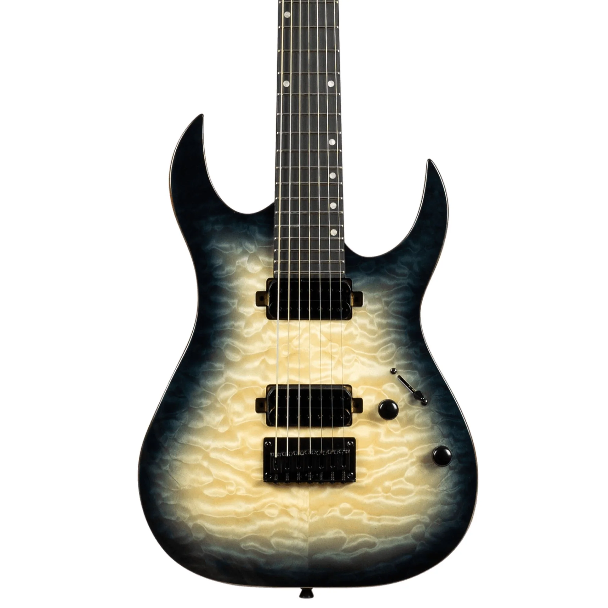Spira  S-507 QGY E 7 String Electric Guitar Trans grey - Image 3