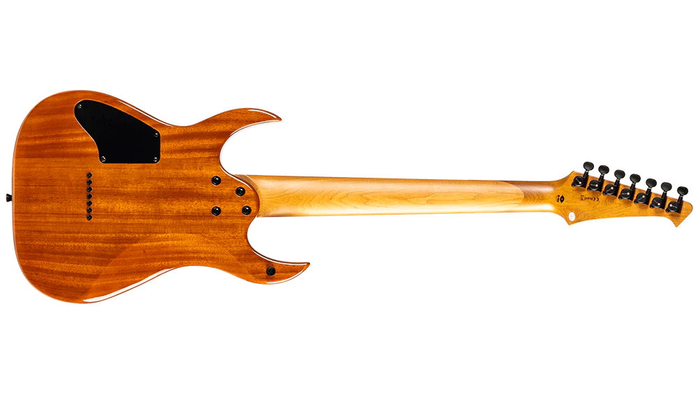 Spira S-507 QGY E HH 7-string Electric Guitar with Roasted Maple Neck in Trans Grey - Image 2