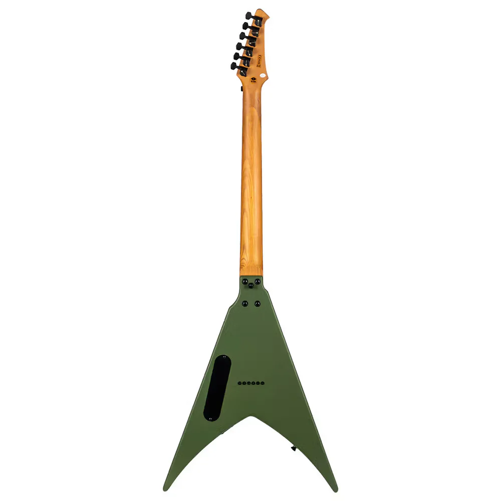 Spira  V-400-MGR Electric Guitar Satin Green - Image 2