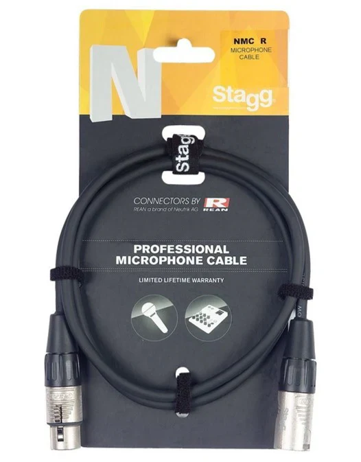 Stagg Deluxe Microphone Cable w/Neutrik/Rean Conn. (10m)