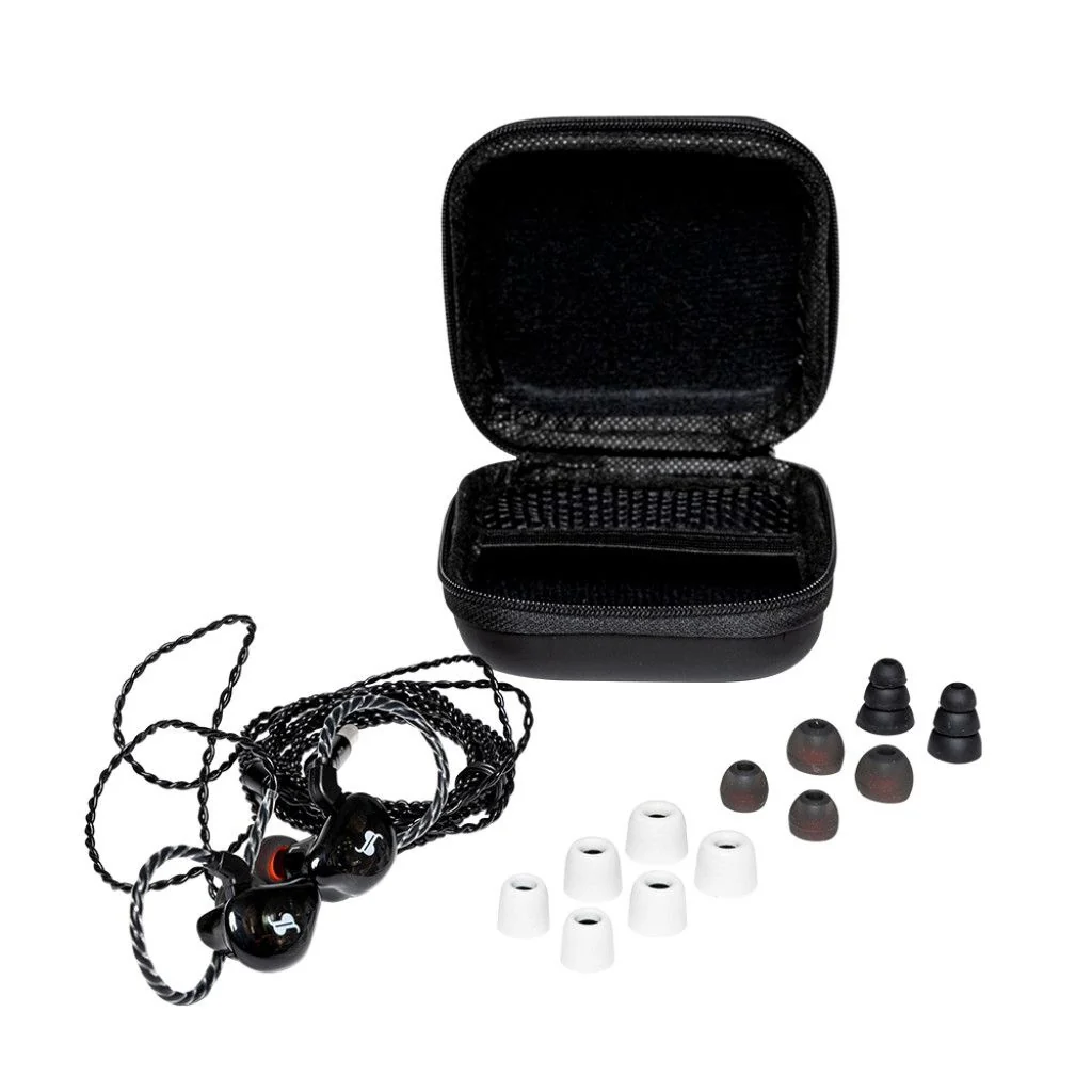 Stagg In Ear Monitor Dual Driver Set with Case in Black - Image 3