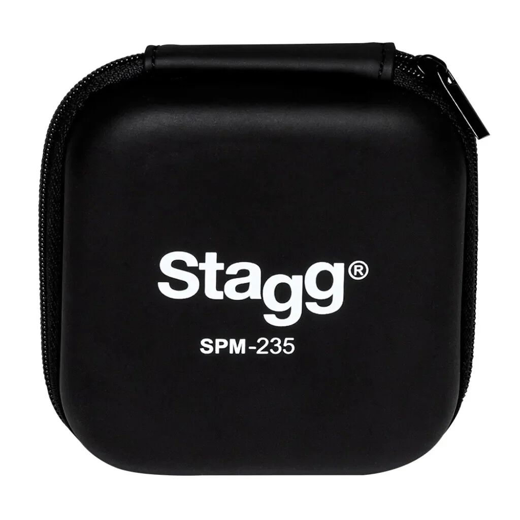 Stagg In Ear Monitor Dual Driver Set with Case in Black - Image 4