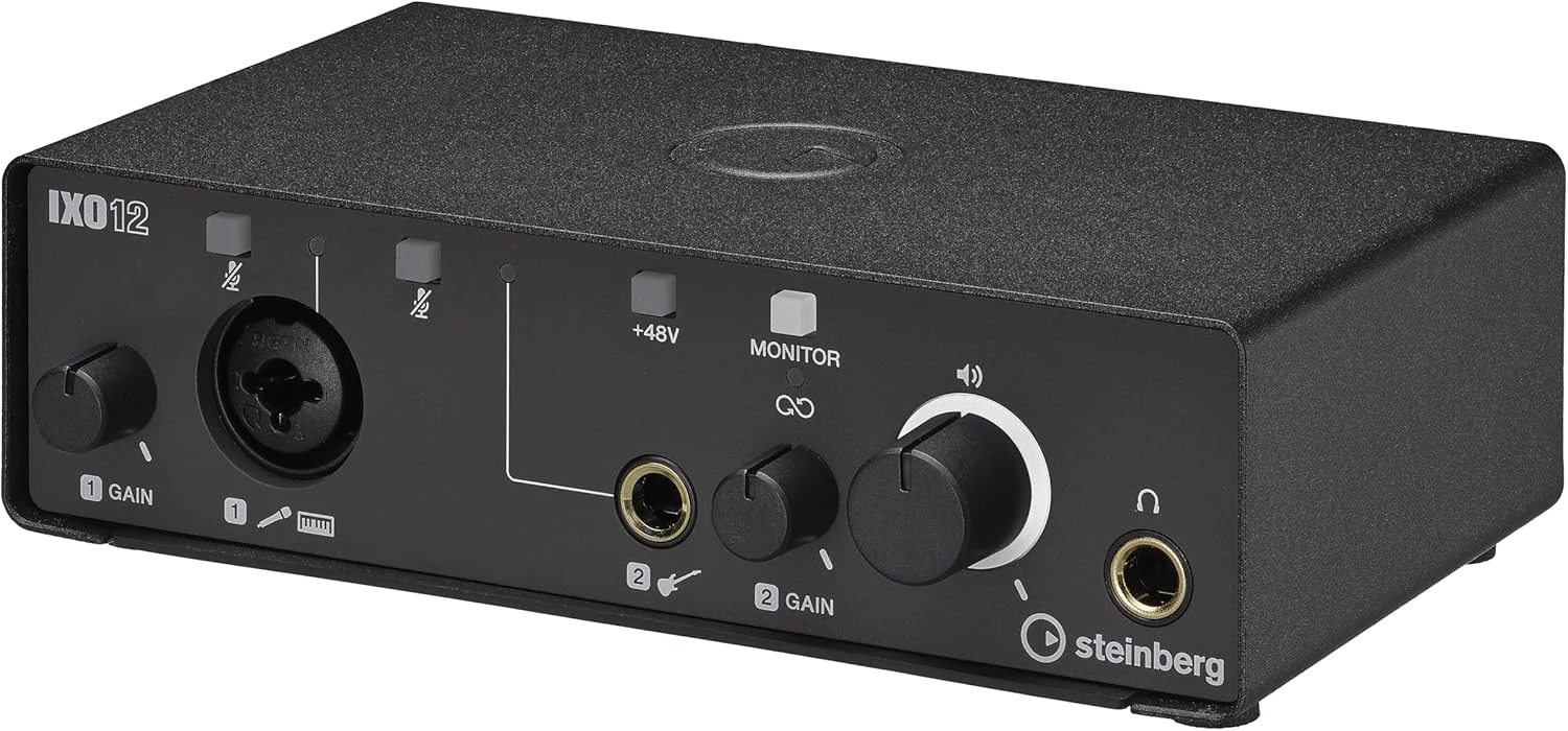 Steinberg IXO12B Audio Interface Podcast Pack - Black - Image 2
