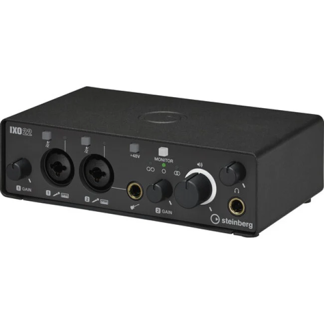 Steinberg IXO22B Audio Interface Recording Pack - Black - Image 5