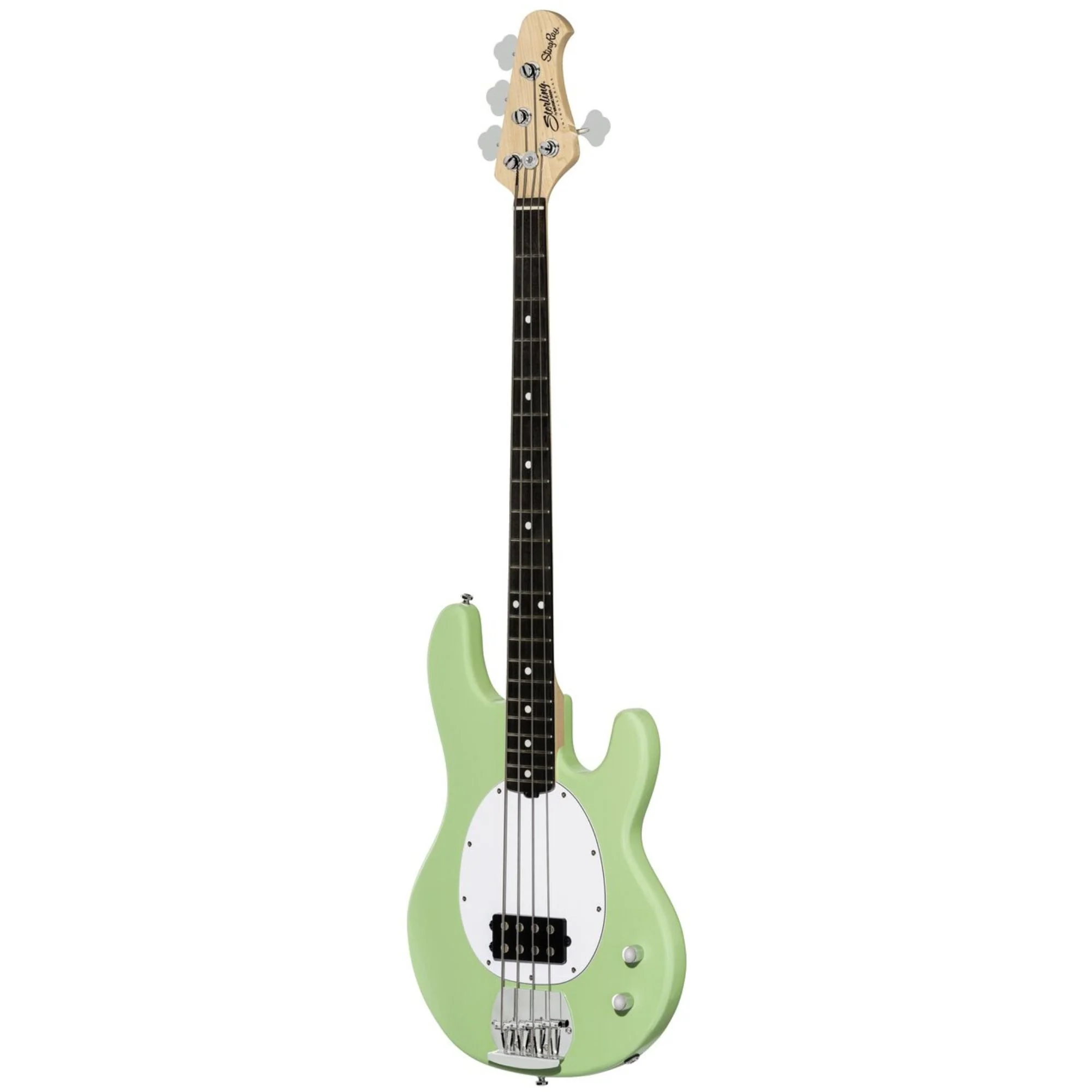 Sterling by Music Man Ray2 StingRay Bass Amaranth FB - Misty Green - Image 3