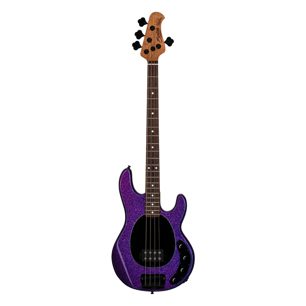 Sterling by Music Man Ray34 Bass Purple Sparkle Rosewood Fingerboard - Image 2