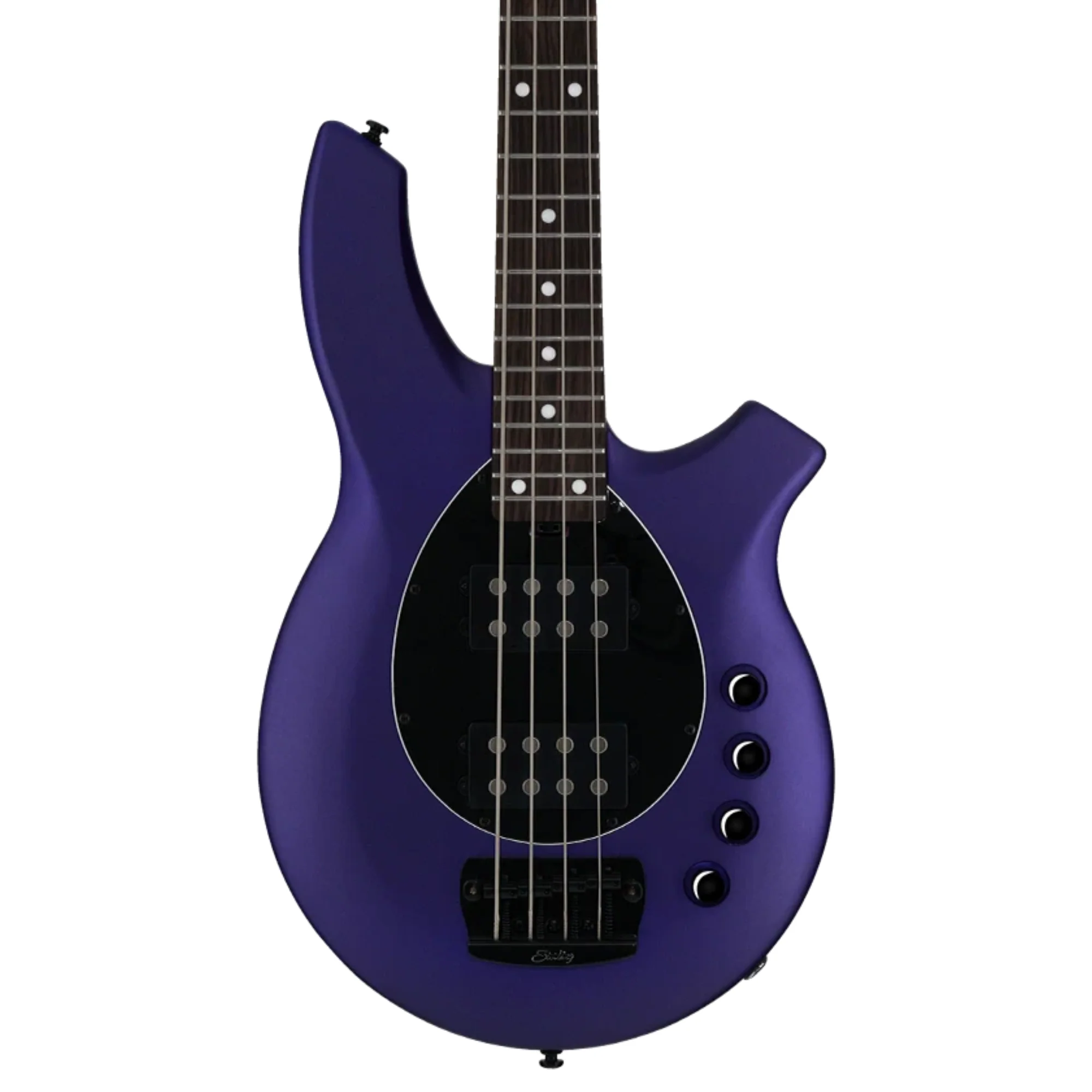 Sterling Sterling Bongo 4 4-String Bass Guitar - Firemist Purple Satin - Image 2