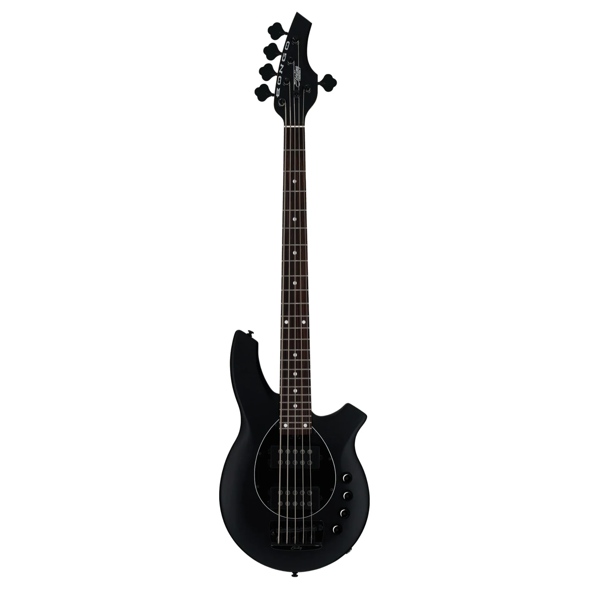 Sterling Sterling Bongo 5 5-String Bass Guitar - Stealth Black - Image 2