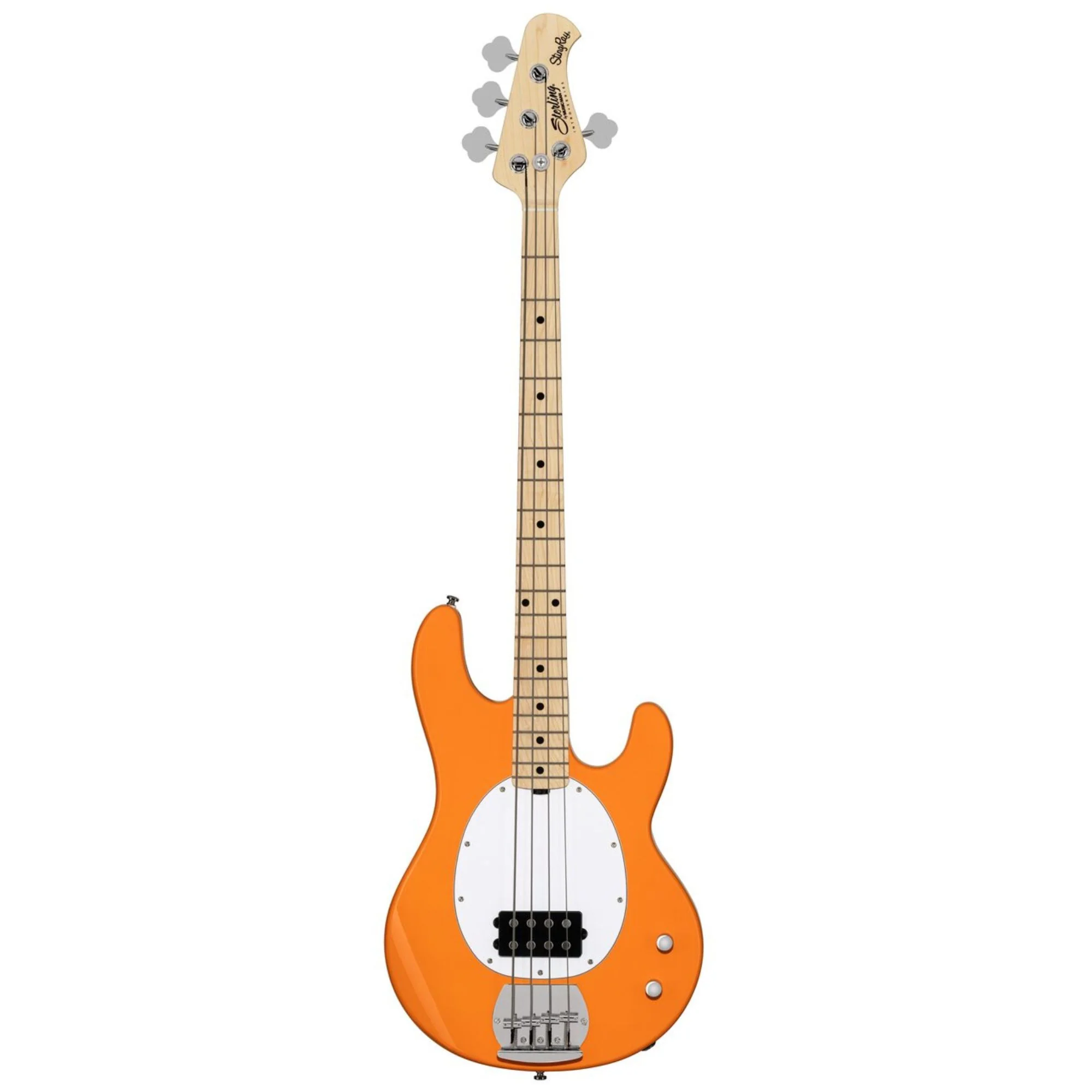 Stirling By Music Man Stringray Ray2 Maple Neck - Sunrise Orange
