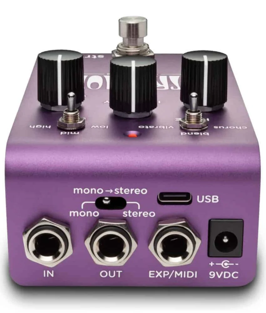 Strymon UltraViolet Vintage Vibe Stereo Guitar Effect Pedal with MIDI - Image 2