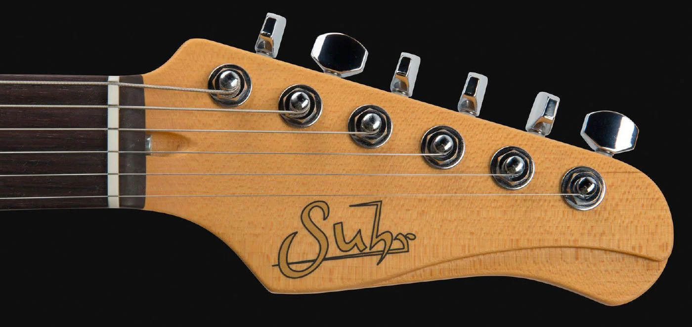 Suhr 01-CJM-0006 Classic JM HH Electric Guitar - Tonepros Tuneomatic Bridge - Indian Rosewood Fretboard - Black - Image 3