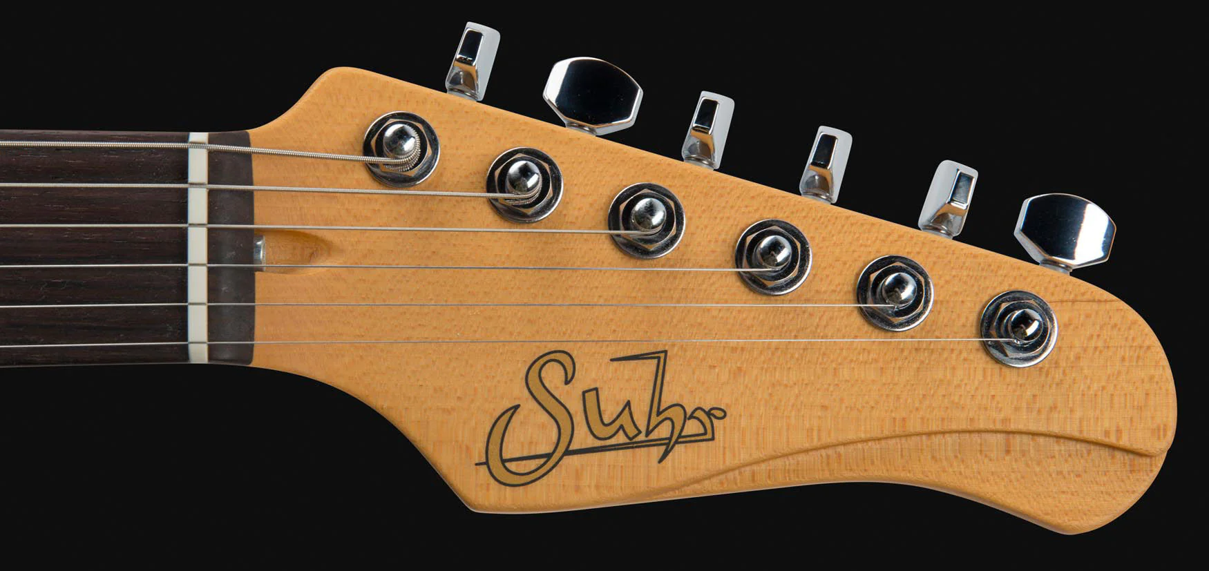 Suhr 01-CJM-0006 Classic JM HH Electric Guitar - Tonepros Tuneomatic Bridge - Indian Rosewood Fretboard - Black - Image 5