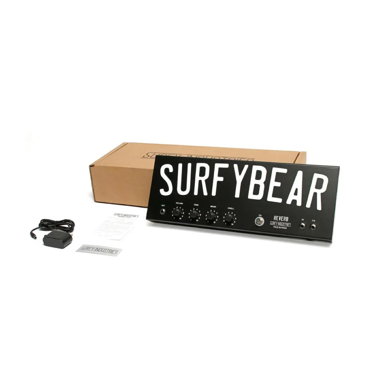 Surfy Industries SurfyBear Metal V2 Spring Reverb Black - Image 3